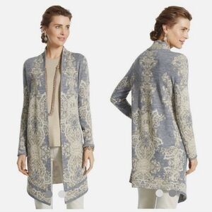 Chico's REGAL JACQUARD RIXEN CARDIGAN